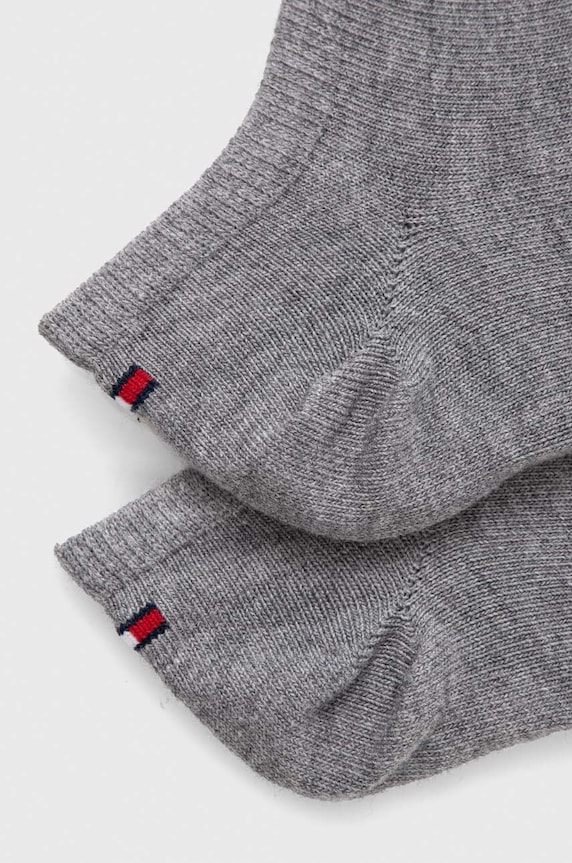 Tommy Hilfiger - Detské ponožky (2-pak) 301390 sivá AA00