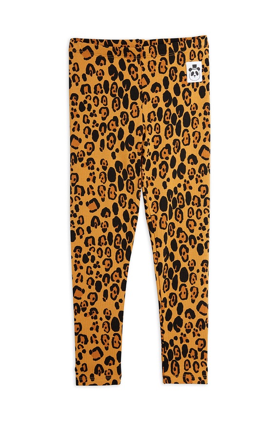 Mini Rodini legginsy dziecięce wzorzyste beżowy 1000001013.NOS
