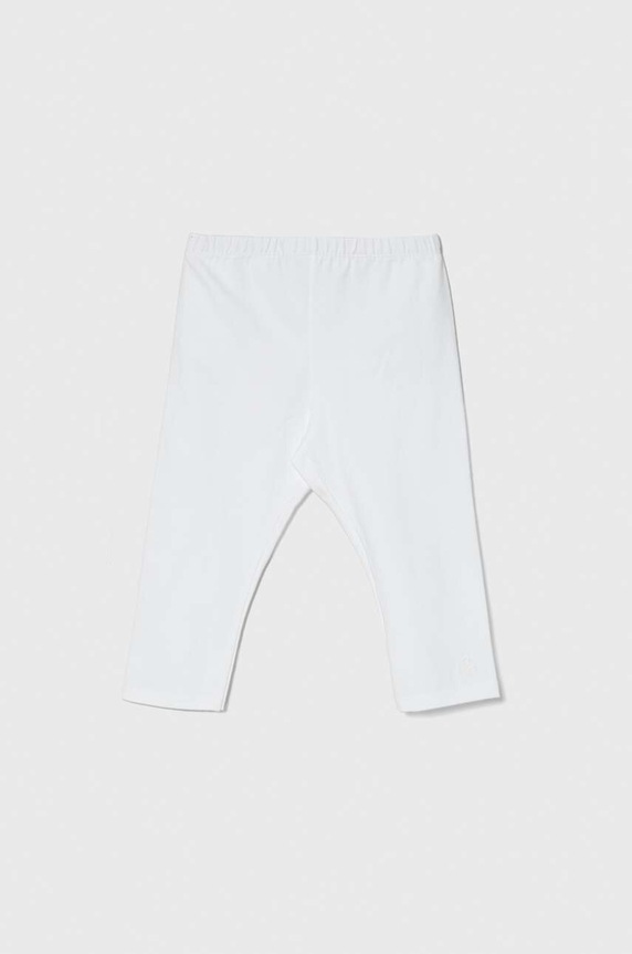 United Colors of Benetton legginsy dziecięce z elastanem biały 3MT1CF02I.G.NOS
