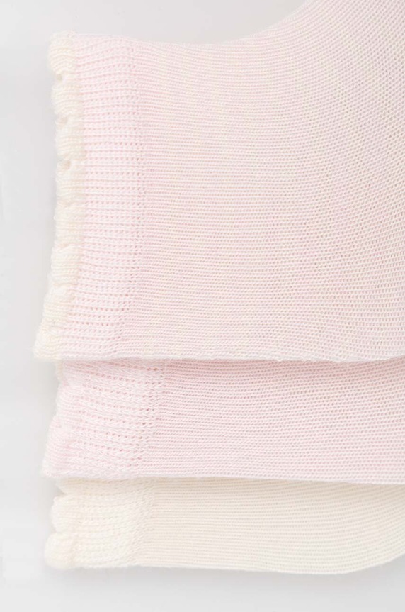 Čarapice za bebe United Colors of Benetton 3-pack 6AO3F21AU.G.W.CONTINUAT roza AA00