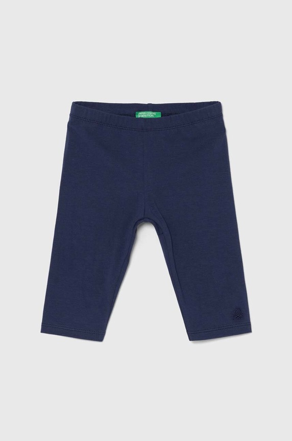 United Colors of Benetton legginsy dziecięce z elastanem granatowy 3MT1GF01M.P.Continuativ