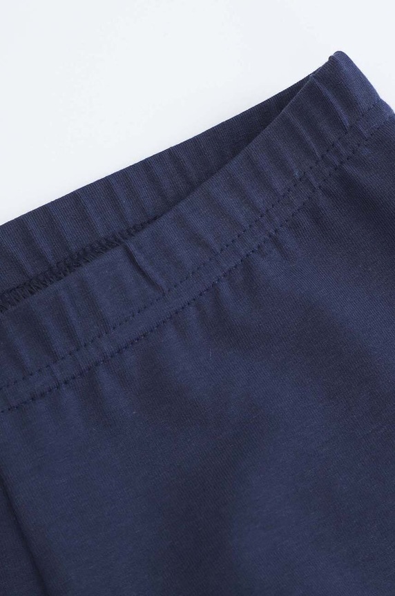 Dziewczynka Coccodrillo legginsy bawełniane dziecięce XCX122101BAG granatowy