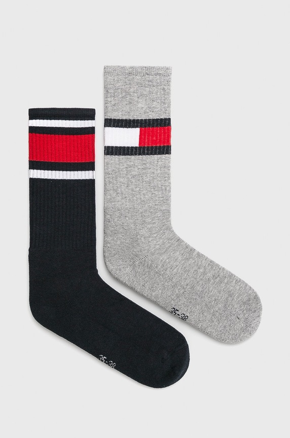 Dětské ponožky Tommy Hilfiger ( 2-pak) šedá 394020001.