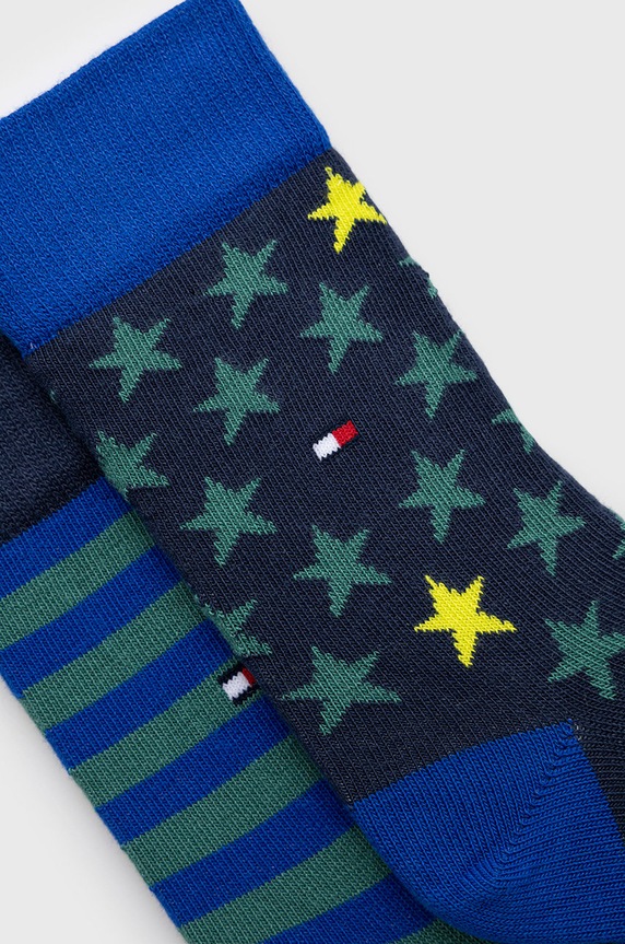 Tommy Hilfiger skarpetki dziecięce (2-pack) 100000816 zielony AA00