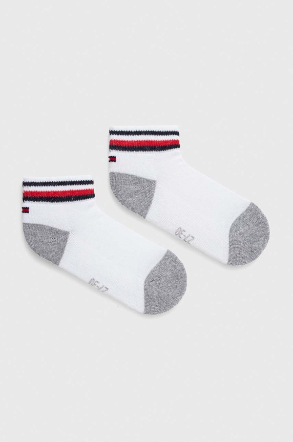 Tommy Hilfiger fantasmini bambino/a (2-pack) calzini corti bianco 100001501