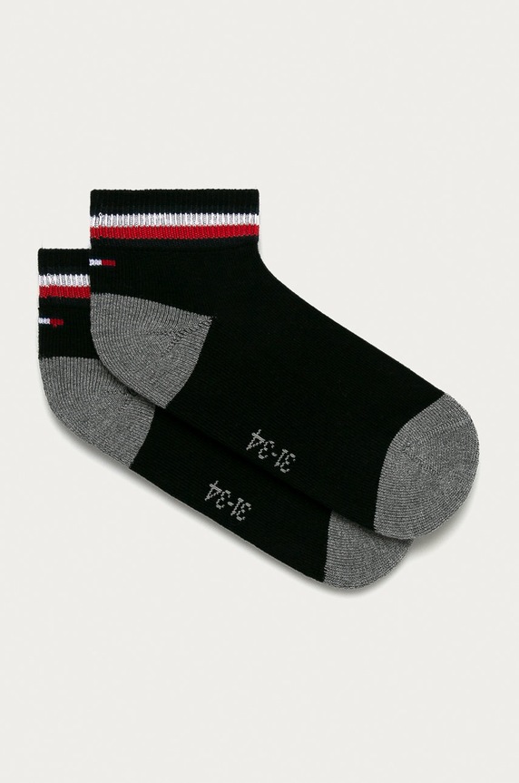 Tommy Hilfiger - Stopki dziecięce (2-pack) skarpetki krótkie czarny 100001501