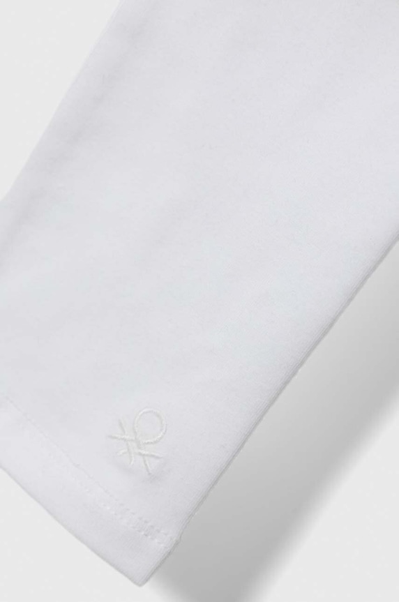 Chłopiec United Colors of Benetton legginsy dziecięce 3MT1GF01L.P.NOS biały