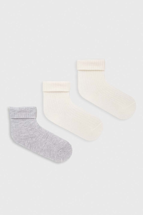 United Colors of Benetton sosete bebe 3-pack sosete lungi bej 6AO3F211S.W.CONTINUATIV