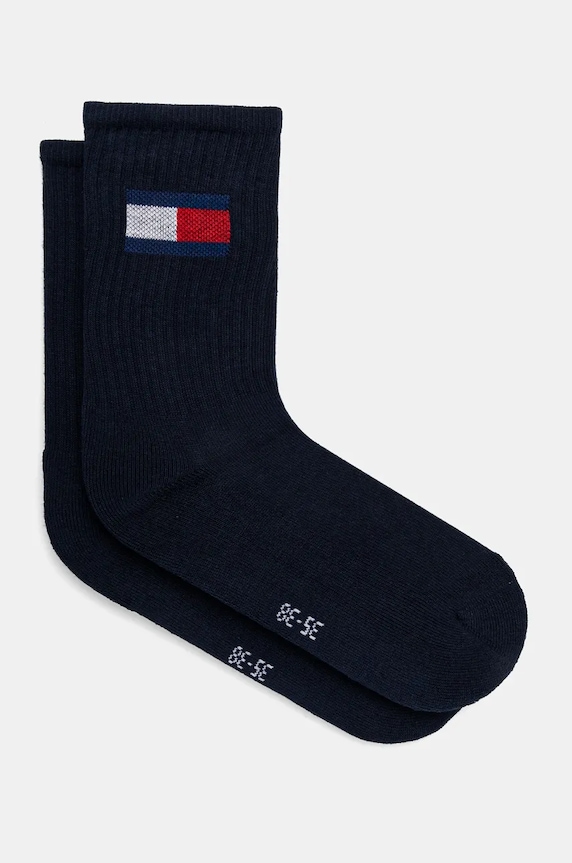 Ponožky Tommy Hilfiger 2-pak dlhé ponožky tmavomodrá 701229940.9BYH