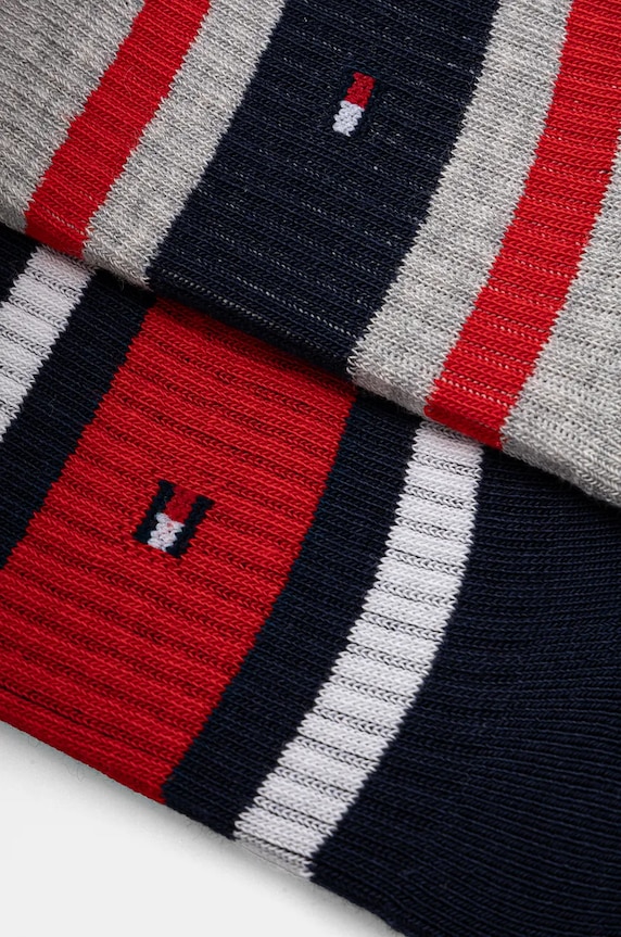 Detské ponožky Tommy Hilfiger 2-pak 701229942.9BYH sivá AA00