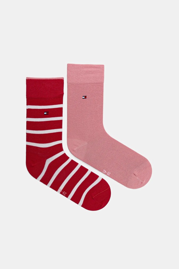 Dječje čarape Tommy Hilfiger 2-pack roza 701229939.9BYA