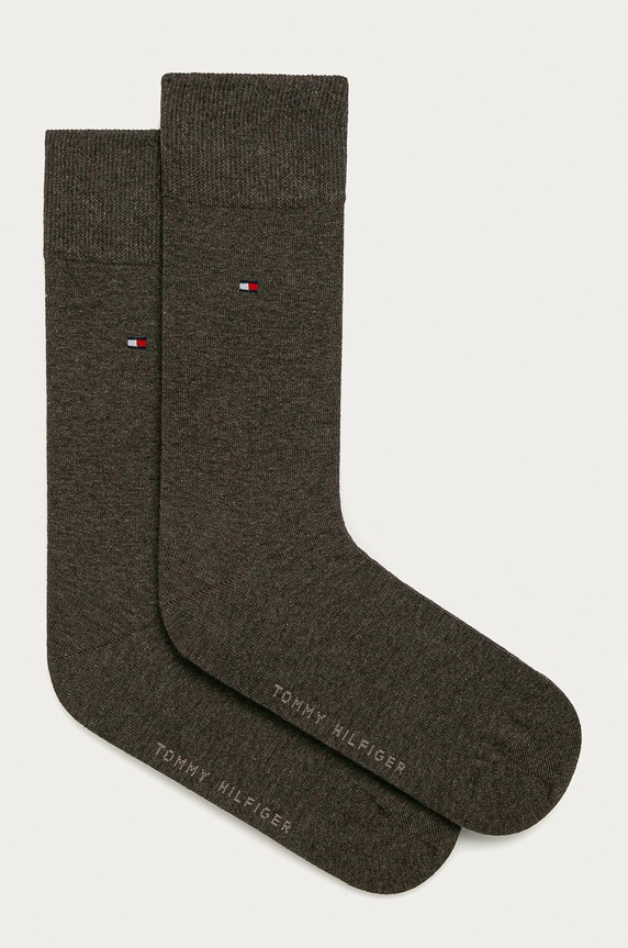 Tommy Hilfiger skarpetki 2-pack skarpetki długie brązowy 371111