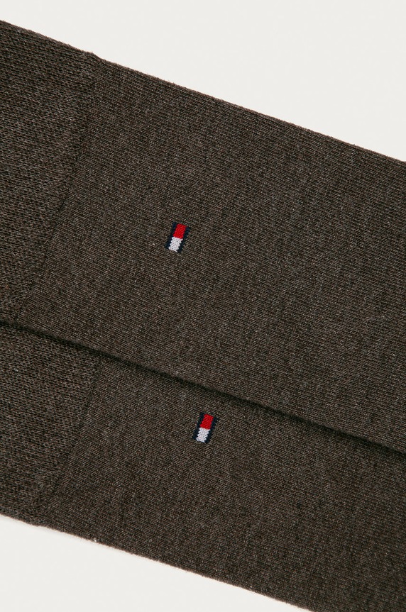 Tommy Hilfiger skarpetki 2-pack 371111 brązowy AA00