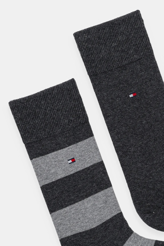 Tommy Hilfiger - Κάλτσες Rugby (2-pack) 342021001. γκρί AA00