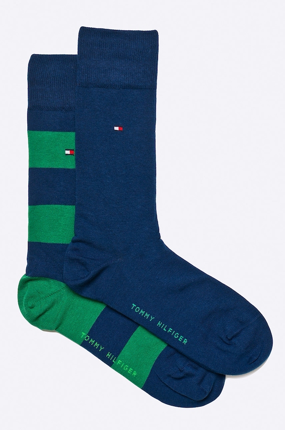 Tommy Hilfiger skarpetki (2-pack) 342021001. wzorzyste zielony 342021001.