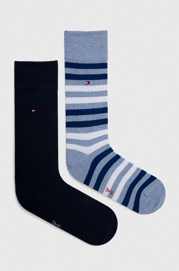 Tommy Hilfiger skarpetki skarpetki długie niebieski 472001001