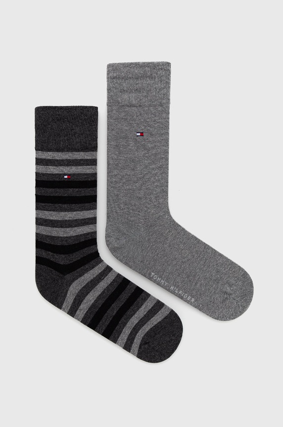 Tommy Hilfiger - Κάλτσες (2-pack) γκρί 472001001