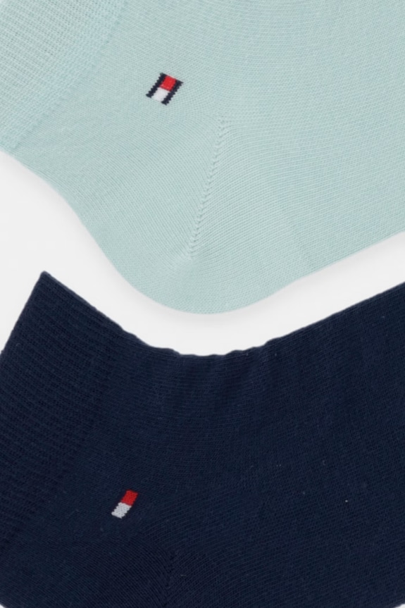 Tommy Hilfiger skarpety męskie z bawełną 2-pack 342025001 zielony AA00