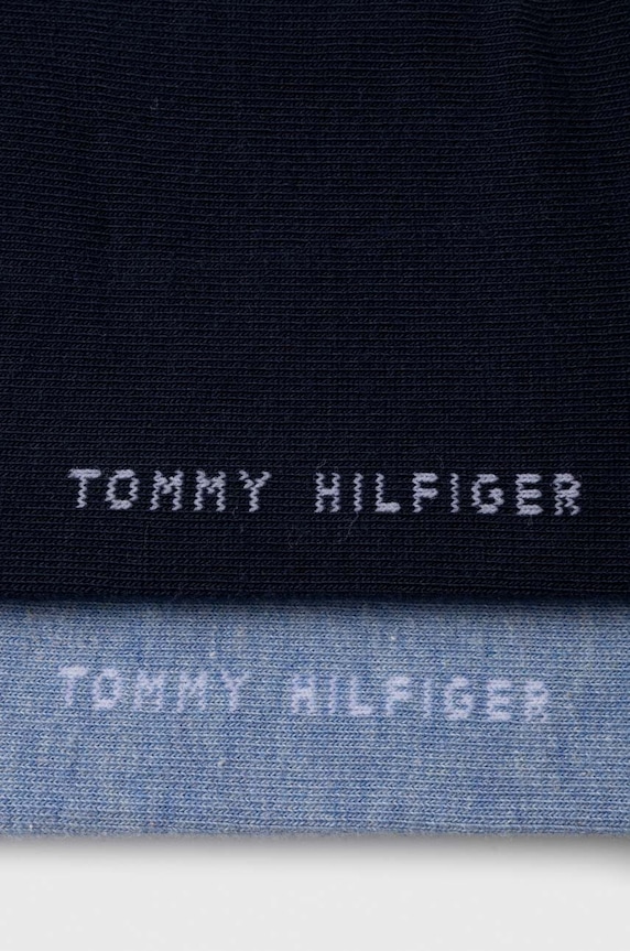 Ponožky Tommy Hilfiger 2-pak 342023001 modrá NC00