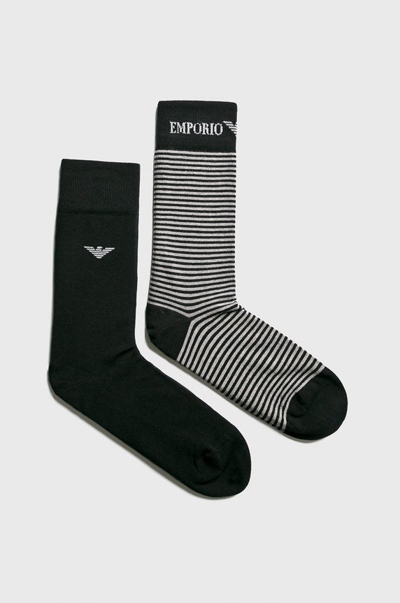 Emporio Armani - Ponožky hladký černá 302302