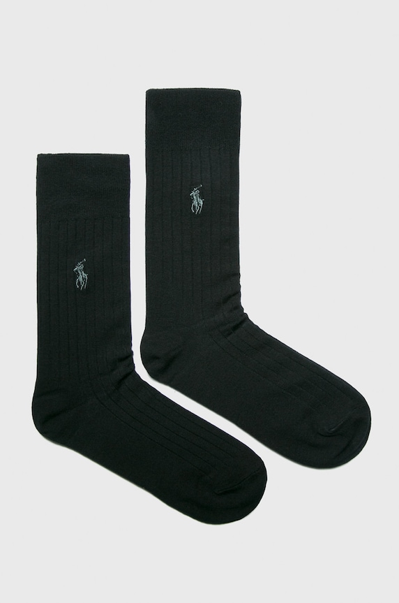 Polo Ralph Lauren - Skarpety (2-pack) 449655209001 skarpetki długie czarny 449655209001