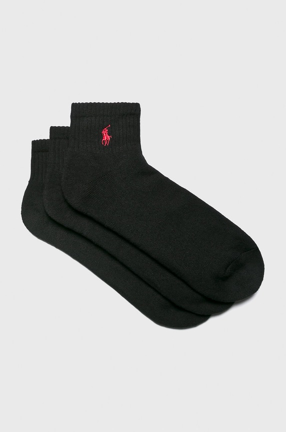 Polo Ralph Lauren - Skarpety (3-Pack) 449655220001 skarpetki krótkie czarny 449655220001