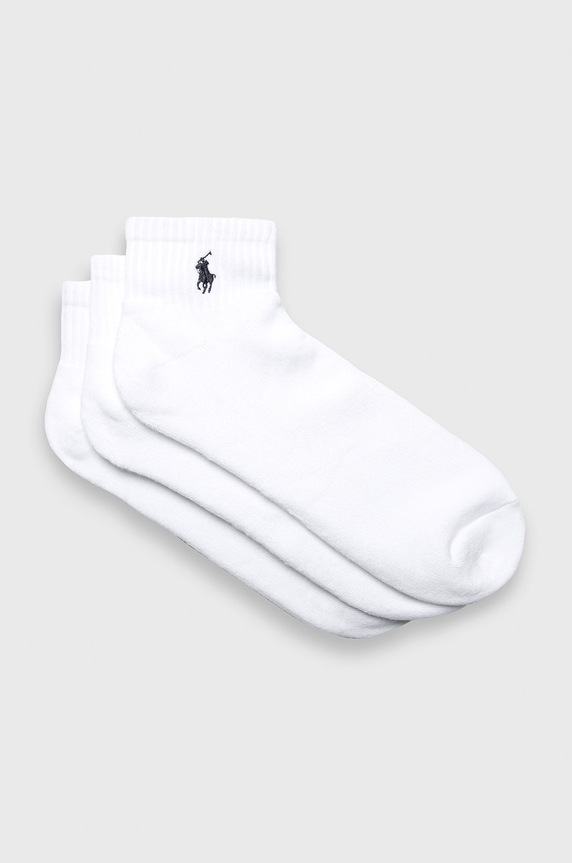 Polo Ralph Lauren calzini (3-Pack) calzini corti bianco 449655220003
