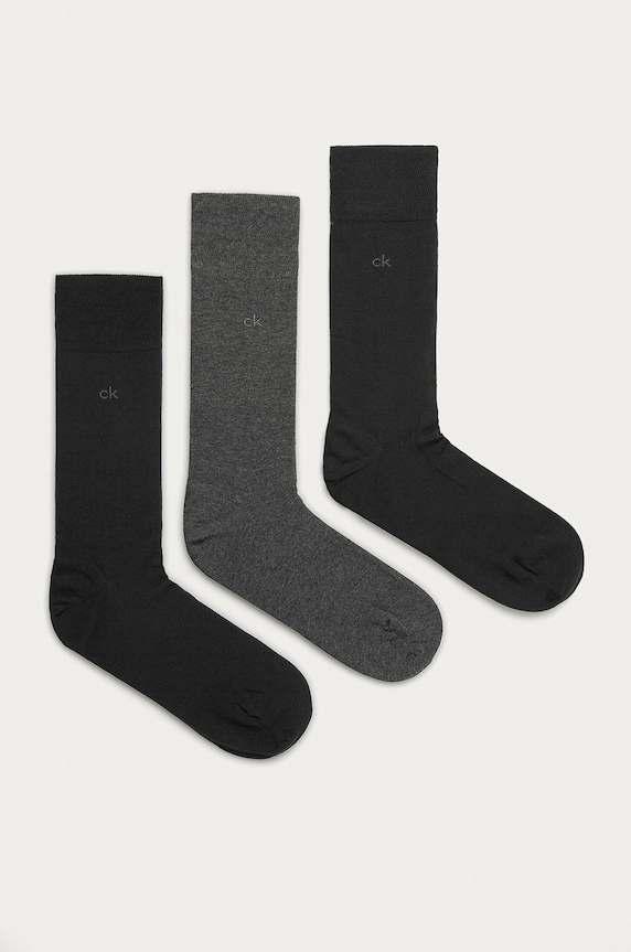 Calvin Klein - Sokne (3-pack) visoke čarape mornarsko plava 100001752.NOS