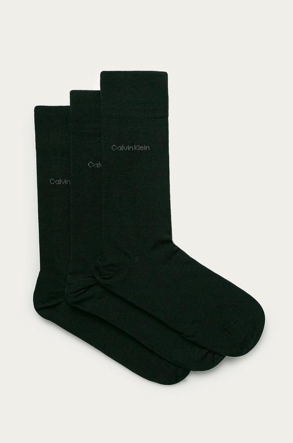 Calvin Klein - Skarpetki (3-pack) skarpetki długie granatowy 100001752.NOS