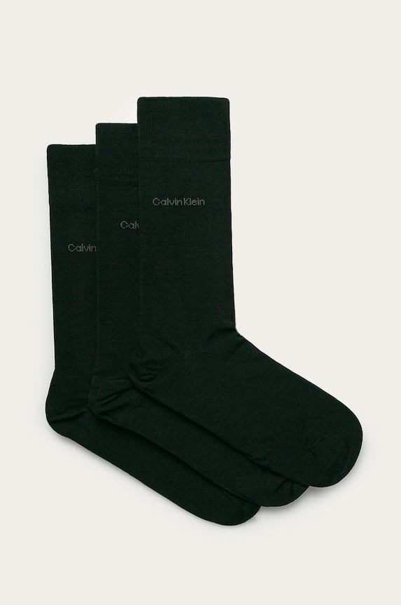 Calvin Klein - Skarpetki (3-pack) skarpetki długie granatowy 100001752.NOS