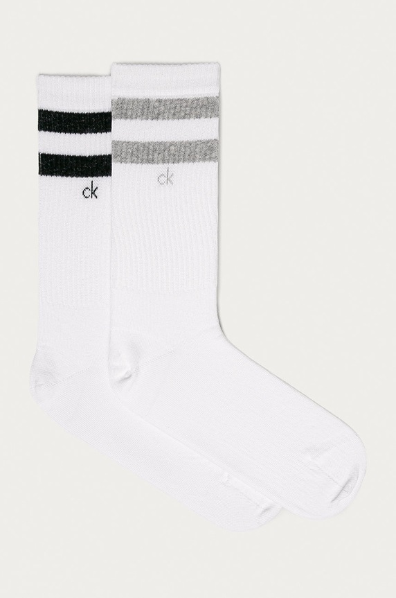 Calvin Klein - Ponožky (2-pak) dlhé ponožky biela 100001763.NOS
