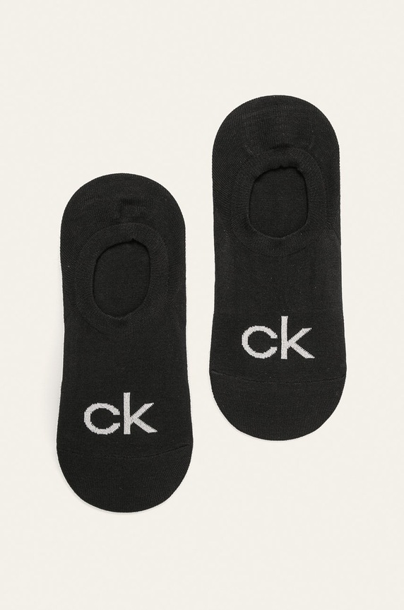 Calvin Klein - Členkové ponožky (2-pak) krátke ponožky čierna 100001867.NOS