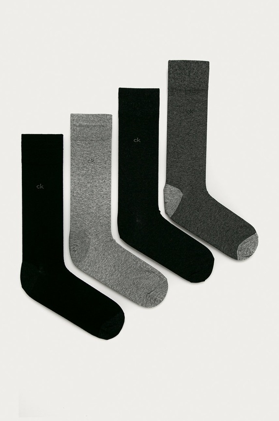 Calvin Klein - Skarpetki (4-pack) skarpetki długie szary 100001887.NOS