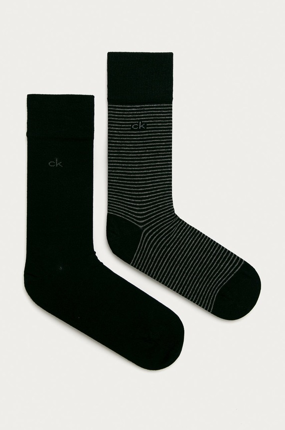 Calvin Klein - Skarpetki (2-pack) skarpetki długie czarny 100001891.NOS