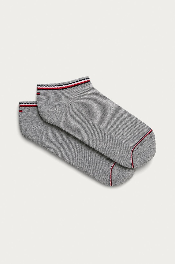 Tommy Hilfiger - Titokzokni (2-pár) rövid zokni szürke 100001093