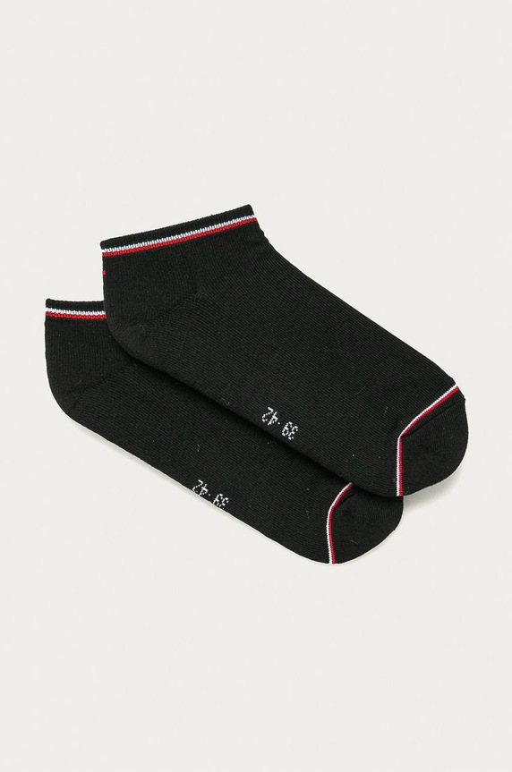 Tommy Hilfiger - Stopki (2-pack) skarpetki krótkie czarny 100001093