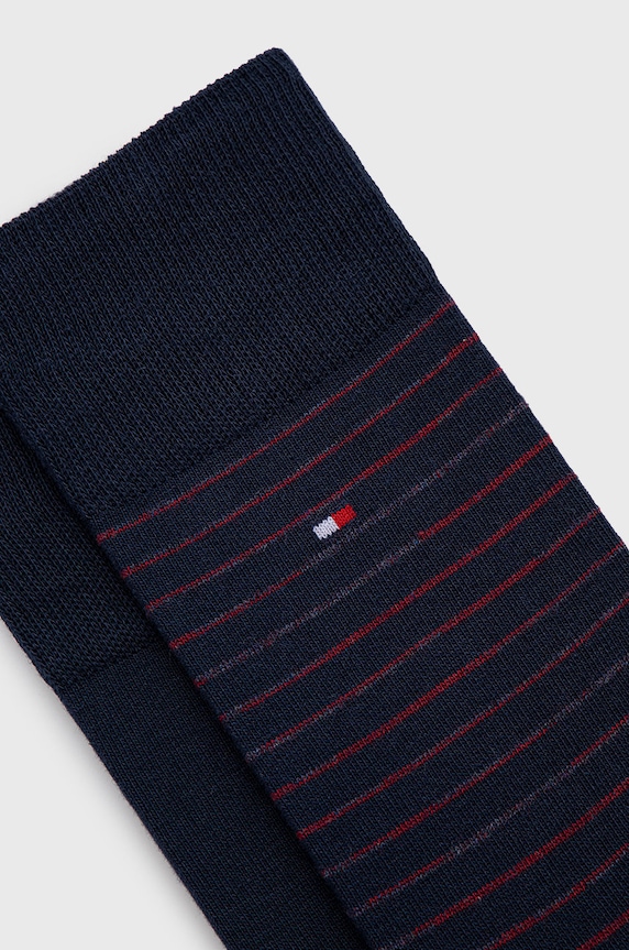 Ponožky Tommy Hilfiger 2-pack 100001496.NOS námořnická modř AA00