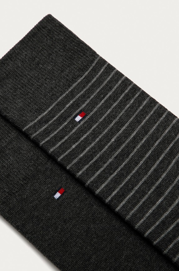 Tommy Hilfiger skarpetki 2-pack 100001496.NOS szary AA00