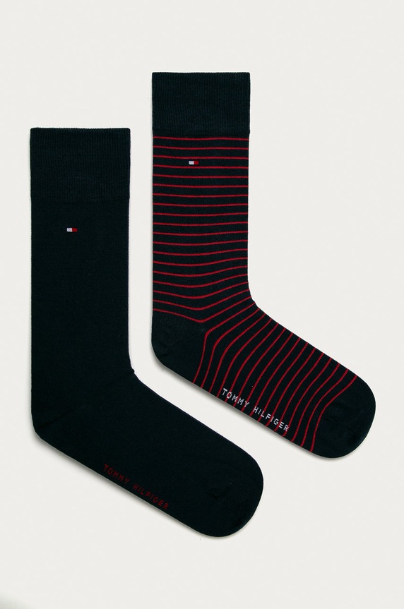 Tommy Hilfiger skarpetki (2-pack) skarpetki długie multicolor 100001496.NOS