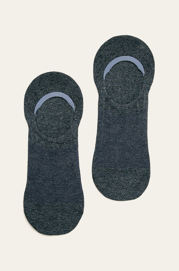 Calvin Klein - Skarpetki (2-pack) skarpetki krótkie niebieski 100001919.NOS
