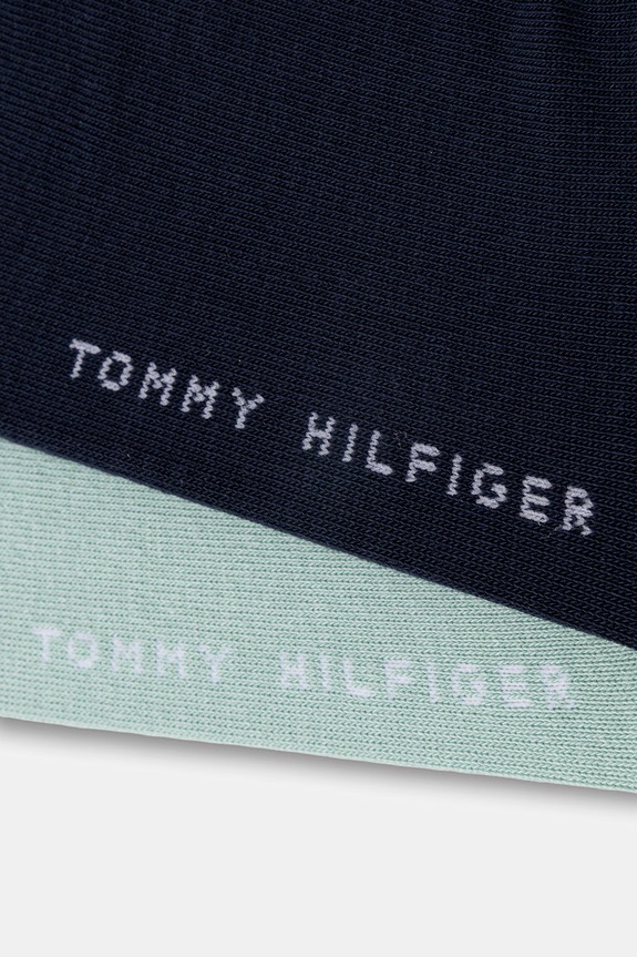 Tommy Hilfiger skarpety stopki męskie z bawełną 2-pack 342023001.NOS zielony AA00