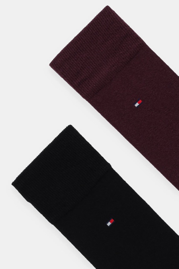 Κάλτσες Tommy Hilfiger 2-pack 371111.NOS μπορντό AA00