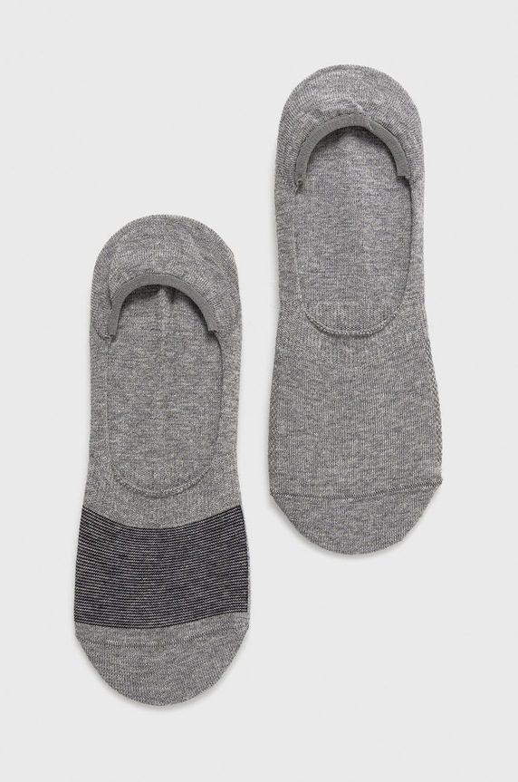 Ponožky Levi's krátké ponožky šedá 37157.0224