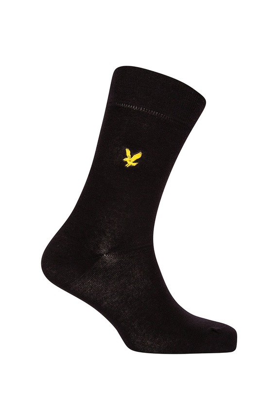 Lyle & Scott - Skarpety ANGUS (3-PACK) ANGUS.5003 czarny AA00
