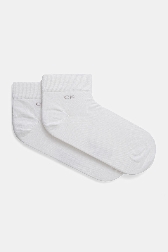 Ponožky Calvin Klein (2-pak) dlhé ponožky biela 701218706.NOS