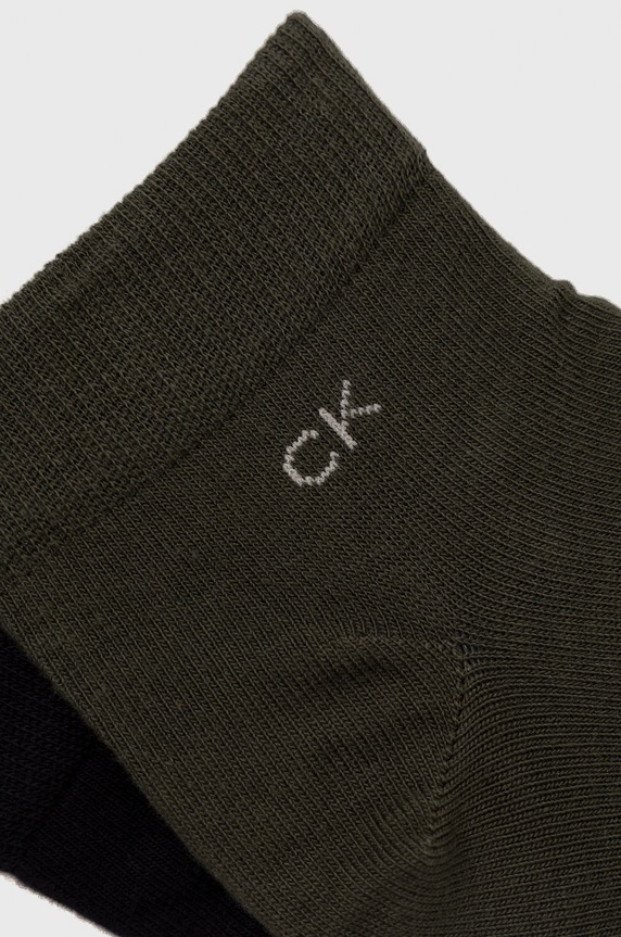 Ponožky Calvin Klein (2-pak) 701218706.NOS zelená AA00
