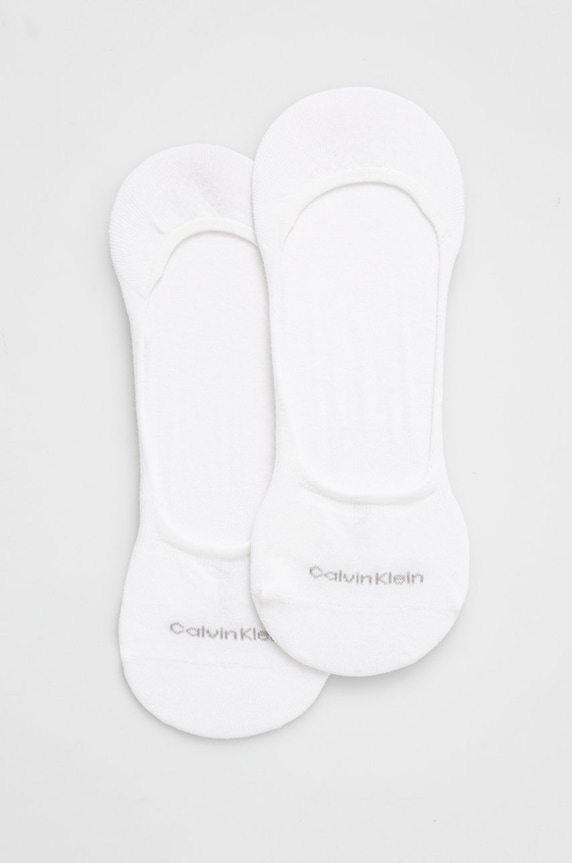 Calvin Klein skarpetki (2-pack) skarpetki krótkie biały 701218708.NOS