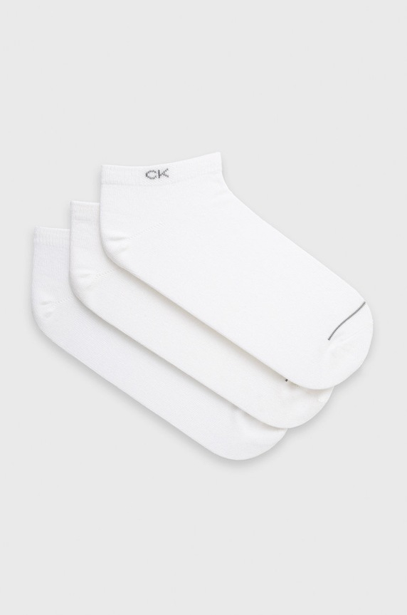 Calvin Klein Skarpetki (3-pack) skarpetki krótkie biały 701218718.NOS