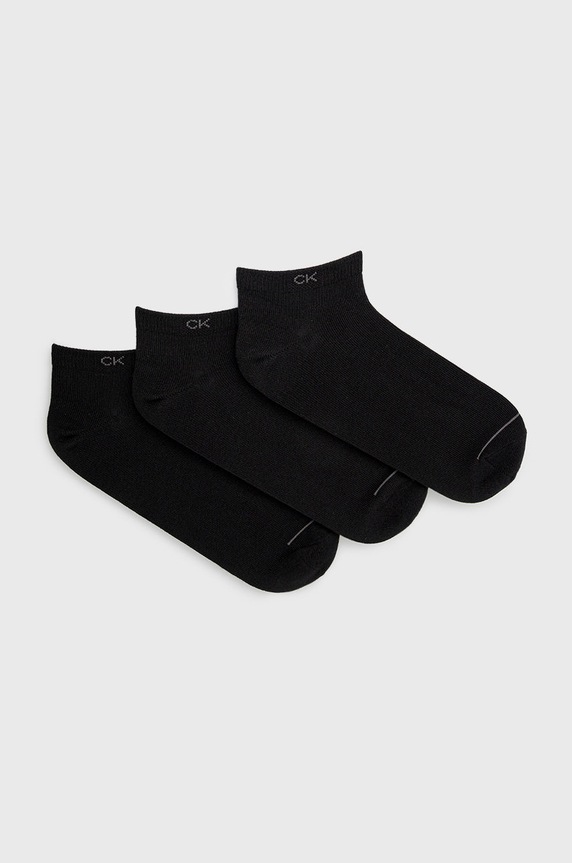Шкарпетки Calvin Klein короткі шкарпетки чорний 701218718.NOS