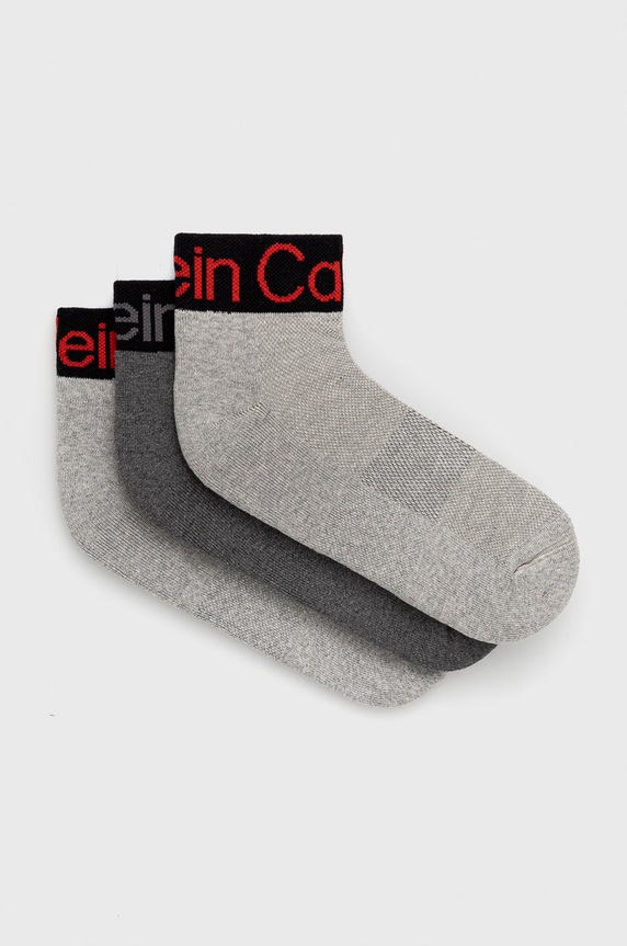 Calvin Klein Skarpetki (3-pack) skarpetki długie szary 701218722.NOS